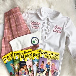 Nancy Drew & the clue crew costume bundle